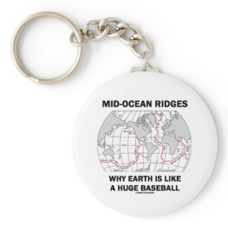 Mid-Ocean Ridges Why Earth Like Huge Baseball Hmr Basic Round Button Keychain