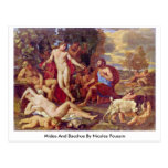 Midas And Bacchus By Nicolas Poussin Postcards