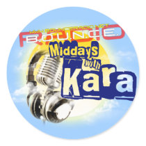 Middays With Kara Logo Stickers