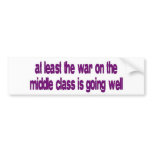 middle class war bumper sticker