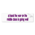 middle class war bumper stickers