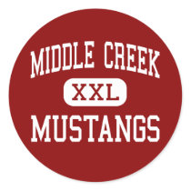 Middle Creek - Mustangs - High - Apex stickers by customteamsportswear Middle Creek - Mustangs - High - Apex stickers