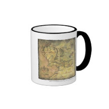 Middle Earth Map Coffee Mug