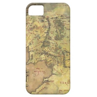 Middle Earth Map Iphone 5 Cover