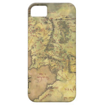 Middle Earth Map iPhone 5 Cover