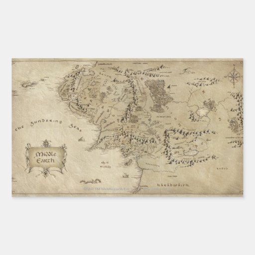 Middle Earth Sticker