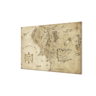Middle Earth Stretched Canvas Prints