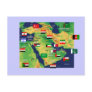 Middle-East map Postcard