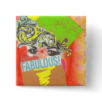 Middle Eastern Diva buttons