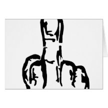Middle Finger Card