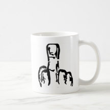 Middle Finger Coffee Mugs