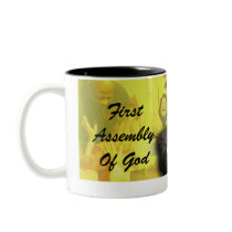 middle, First AssemblyOf God mugs