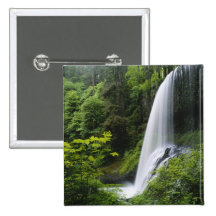 Middle North falls, Silver Falls State Park, Button