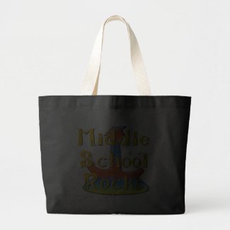 Middle School Rocks - Guitar Canvas Bag