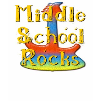 Middle School Rocks - Guitar shirt