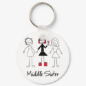 Middle Sister Keychain