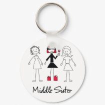 Middle Sister Keychain
