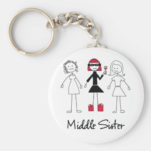 Middle Sister Keychain