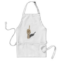 MiddleFinger120710 Apron