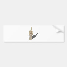 MiddleFinger120710 Bumper Stickers