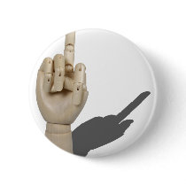 MiddleFinger120710 Pinback Button