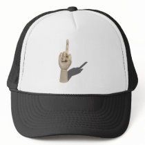 MiddleFinger120710 Mesh Hats