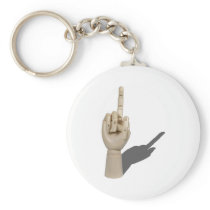 MiddleFinger120710 Keychain