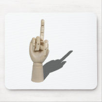 MiddleFinger120710 Mousepads