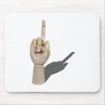 MiddleFinger120710 Mousepads