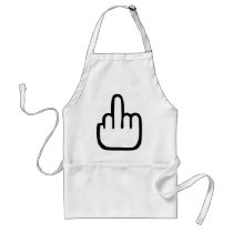 Middlefinger - Fuck you aprons by Thinkdifferent Middlefinger - Fuck you aprons