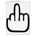 Middlefinger - Fuck you cards by Thinkdifferent Middlefinger - Fuck you cards