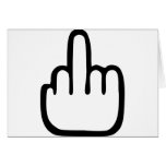 Middlefinger - Fuck you cards