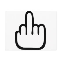 Middlefinger - Fuck you postcards