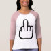 Ladies 3/4 Sleeve Raglan (Fitted)