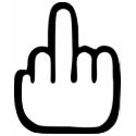 Middlefinger - Fuck you t-shirts by Thinkdifferent Middlefinger - Fuck you t-shirts
