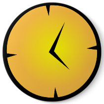 Middleskool Clock Badge buttons