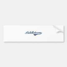 Middletown Pennsylvania Classic Design Bumper Stickers