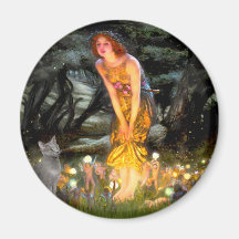 MidEve - russian Blue cat Magnets