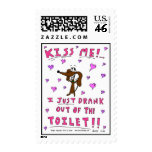 Midge 'KISS ME' Postage Stamp