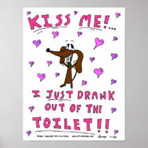 Midge "KISS ME" Print