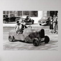 Midget Car McMinnville Tennessee 1949 Poster
