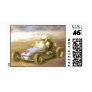 Midget Racer Postage Stamp