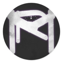 Midknight Recordz Round Sticker
