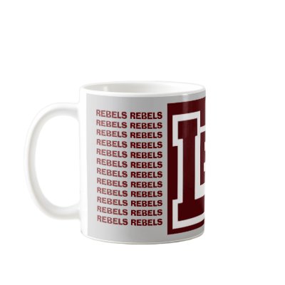 Midland Lee Rebel Football Coffee Cup Mug by Johnnyreb73