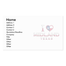 Midland, Texas Business Cards
