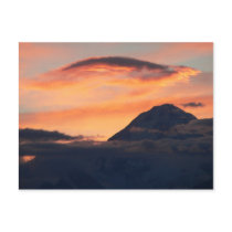 Midnight at Denali Postcard by hopefulone Midnight at Denali Postcard