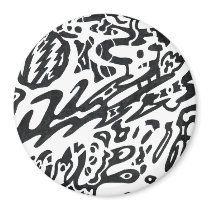 "Midnight" b&w abstract magnets by RLMdesignes "Midnight" b&w abstract magnets