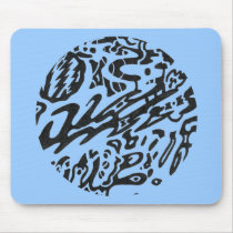 Midnight b&w abstract mousepads by RLMdesignes Midnight b&w abstract mousepads