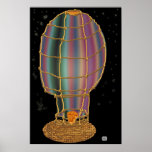Midnight Balloon Ride Print