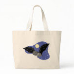 Midnight Bat Canvas Bags
